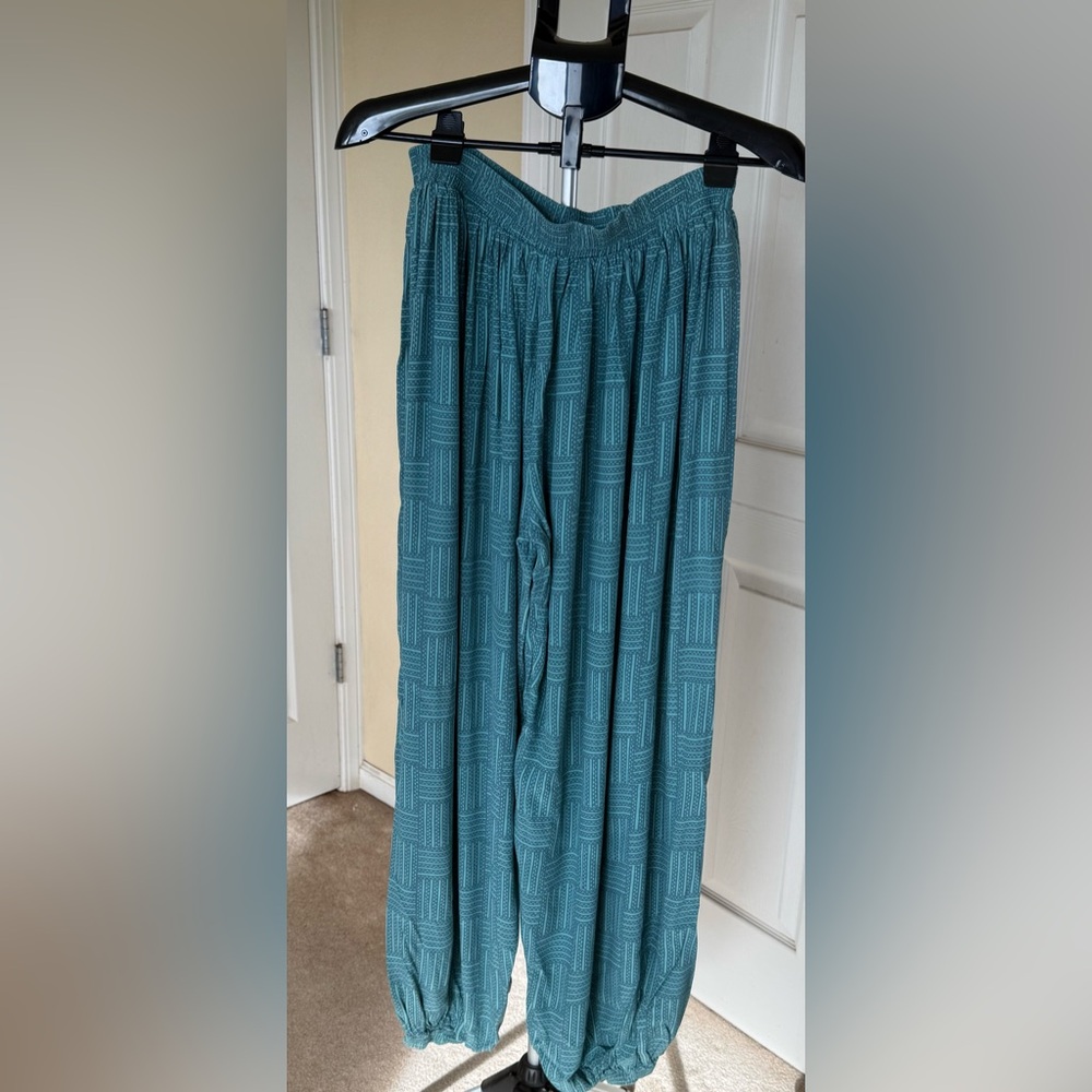 Manaola Teal Wide Leg Pants
